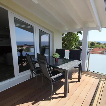 Mit Meerblick Und Balkon, Gratis Nutzung Vom Ahoi Erlebnisbad Und Sauna In Sellin - Meeresblick 66 Apartmán Goehren (Ruegen)