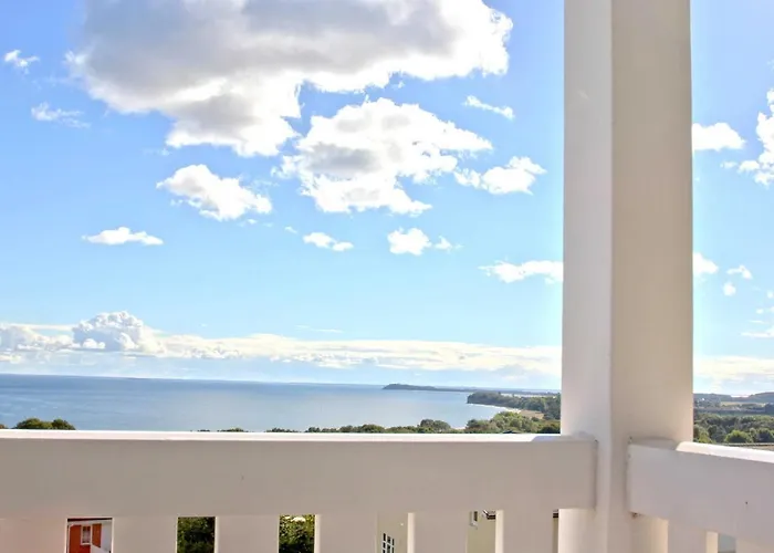 mit Meerblick und Balkon, gratis Nutzung vom AHOI Erlebnisbad und Sauna in Sellin - Meeresblick FeWo 66 *